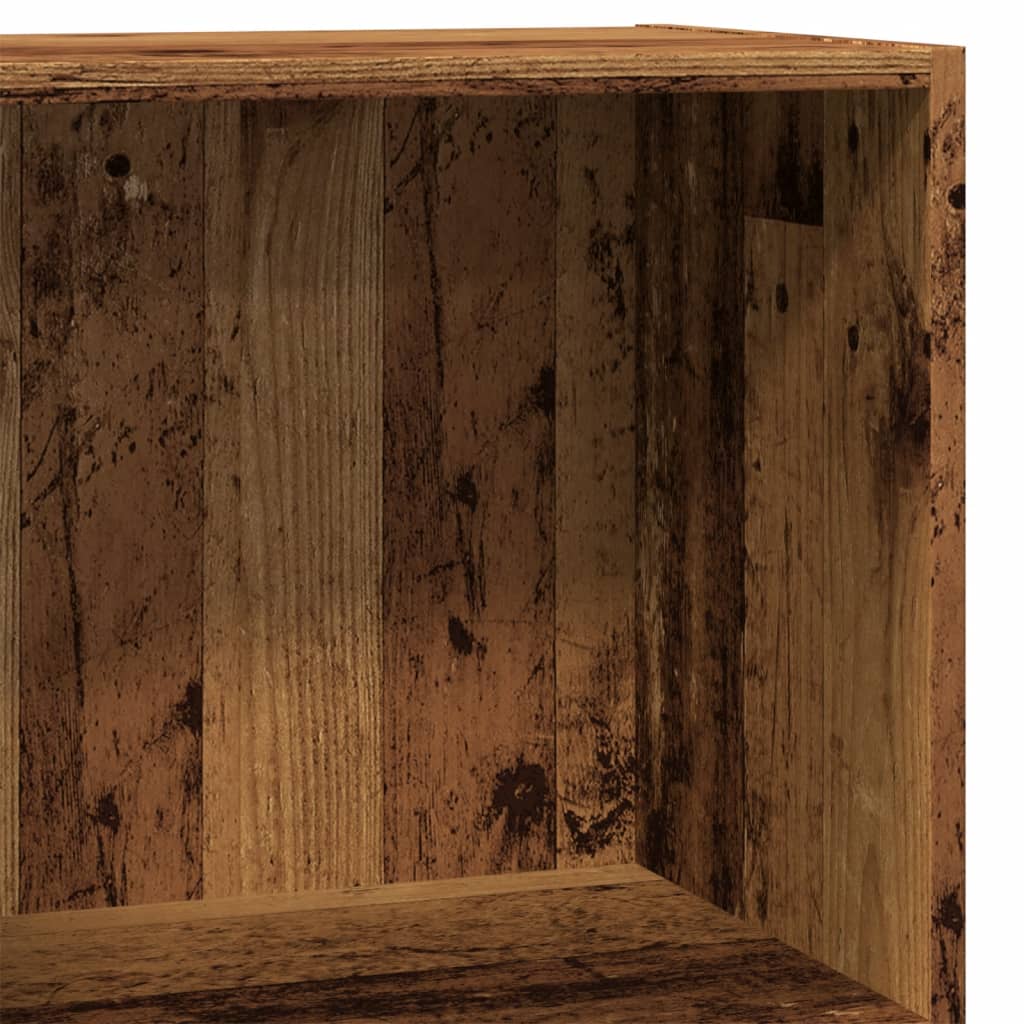 Bibliotecă, lemn vechi, 40x30x77 cm, lemn prelucrat
