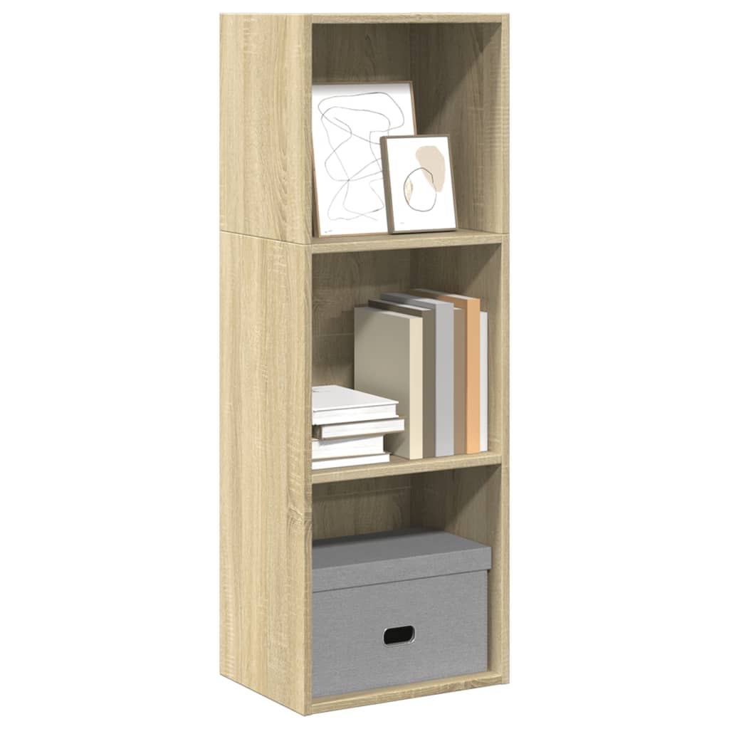 Bibliotecă, stejar sonoma, 40x30x114 cm, lemn prelucrat