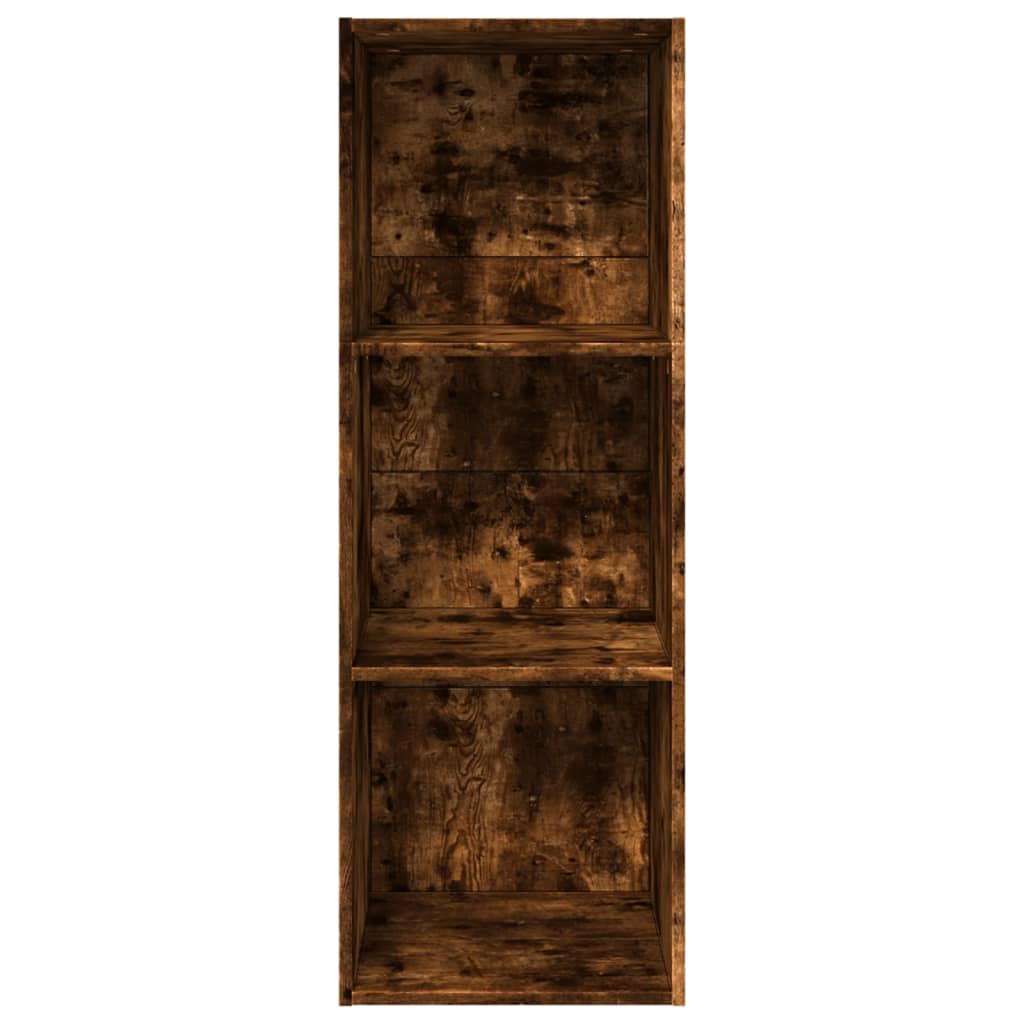 Bibliotecă, stejar fumuriu, 40x30x114 cm, lemn prelucrat