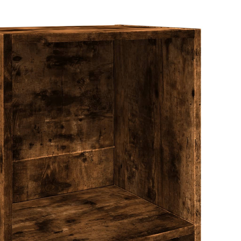 Bibliotecă, stejar fumuriu, 40x30x114 cm, lemn prelucrat
