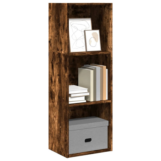 Bibliotecă, stejar fumuriu, 40x30x114 cm, lemn prelucrat