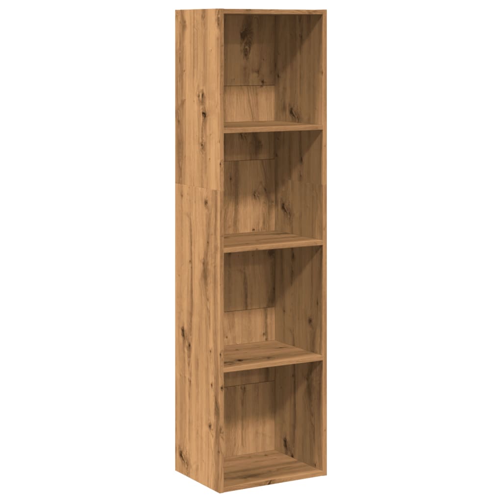 Bibliotecă, stejar artizanal, 40x30x152 cm, lemn prelucrat