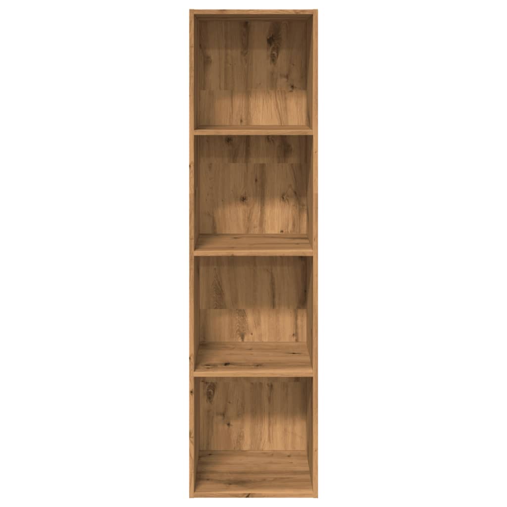 Bibliotecă, stejar artizanal, 40x30x152 cm, lemn prelucrat