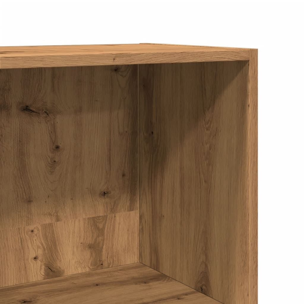 Bibliotecă, stejar artizanal, 40x30x152 cm, lemn prelucrat