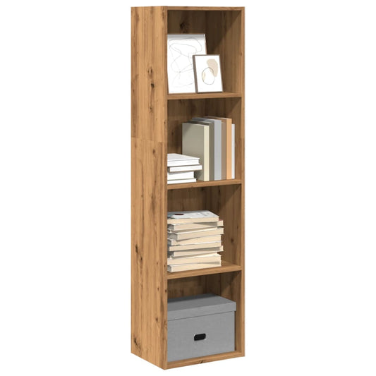 Bibliotecă, stejar artizanal, 40x30x152 cm, lemn prelucrat