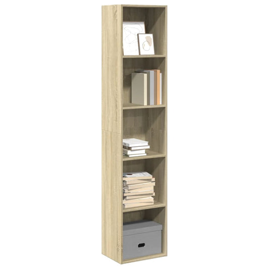 Bibliotecă, stejar sonoma, 40x30x189 cm, lemn prelucrat