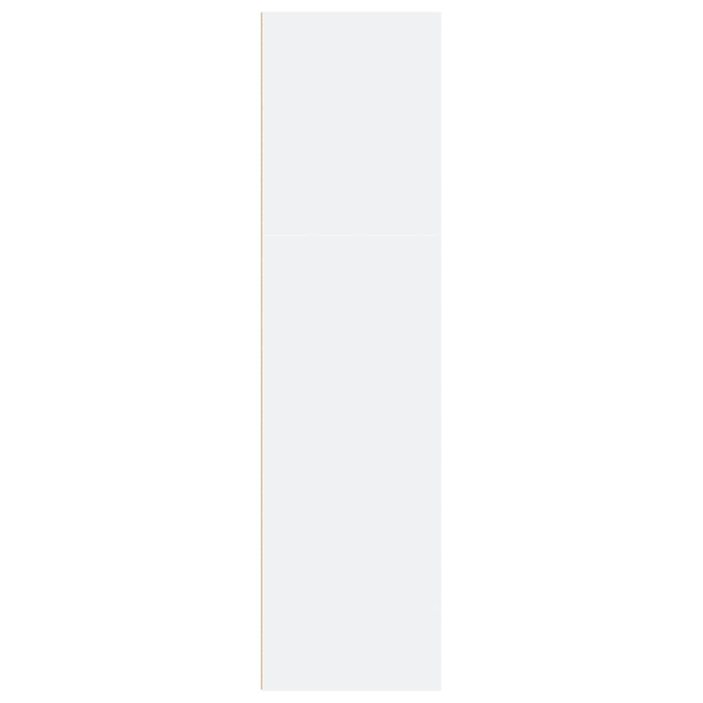 Bibliotecă, alb, 60x30x114 cm, lemn prelucrat
