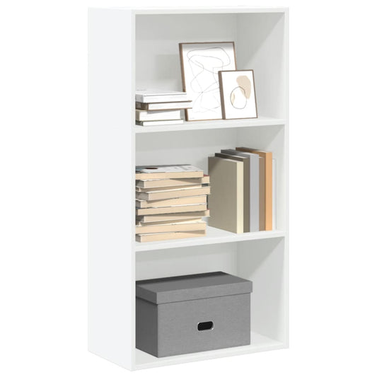 Bibliotecă, alb, 60x30x114 cm, lemn prelucrat