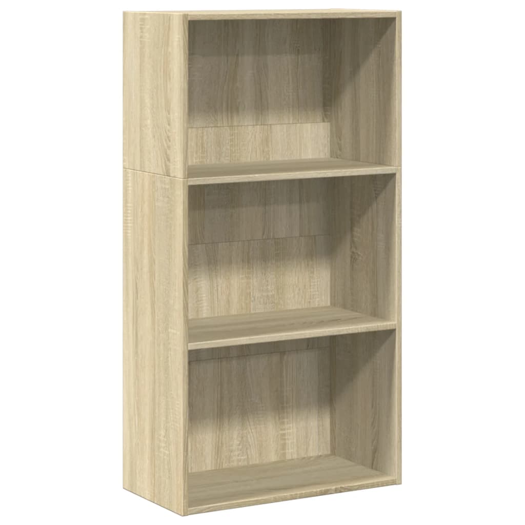 Bibliotecă, stejar sonoma, 60x30x114 cm, lemn prelucrat