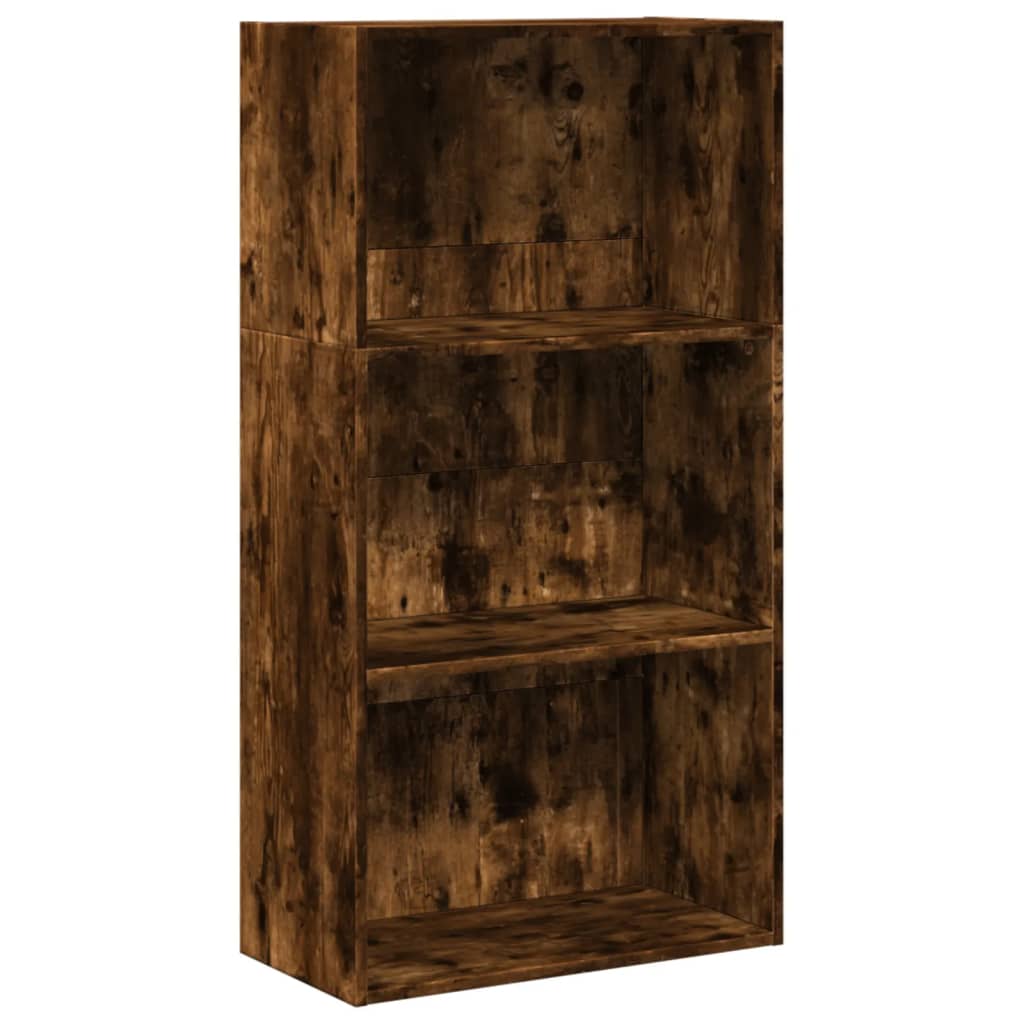 Bibliotecă, stejar fumuriu, 60x30x114 cm, lemn prelucrat