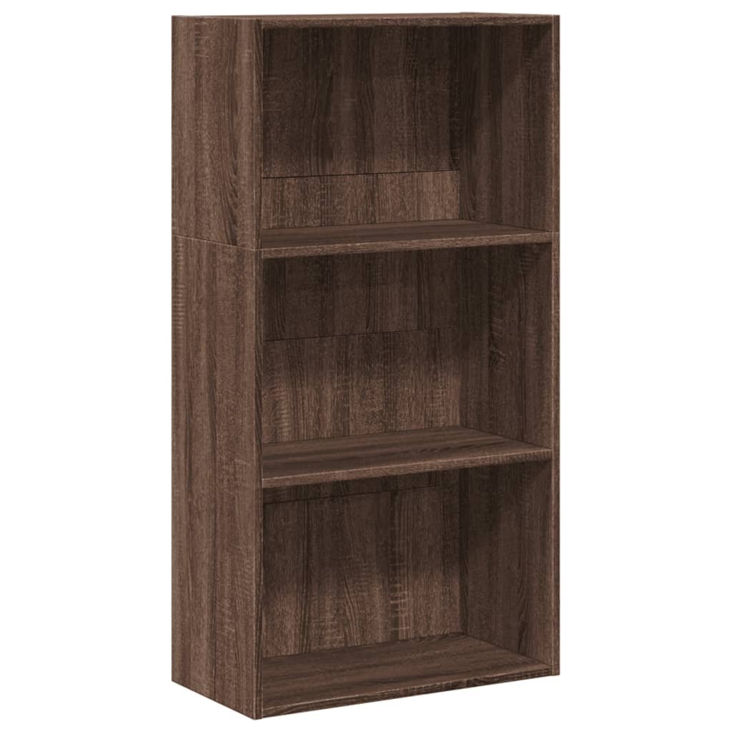 Bibliotecă, stejar maro, 60x30x114 cm, lemn prelucrat