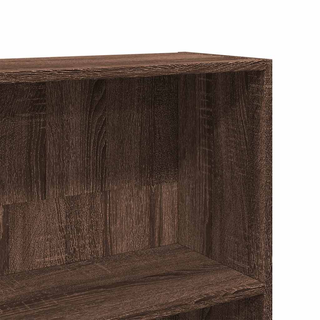 Bibliotecă, stejar maro, 80x30x189 cm, lemn prelucrat
