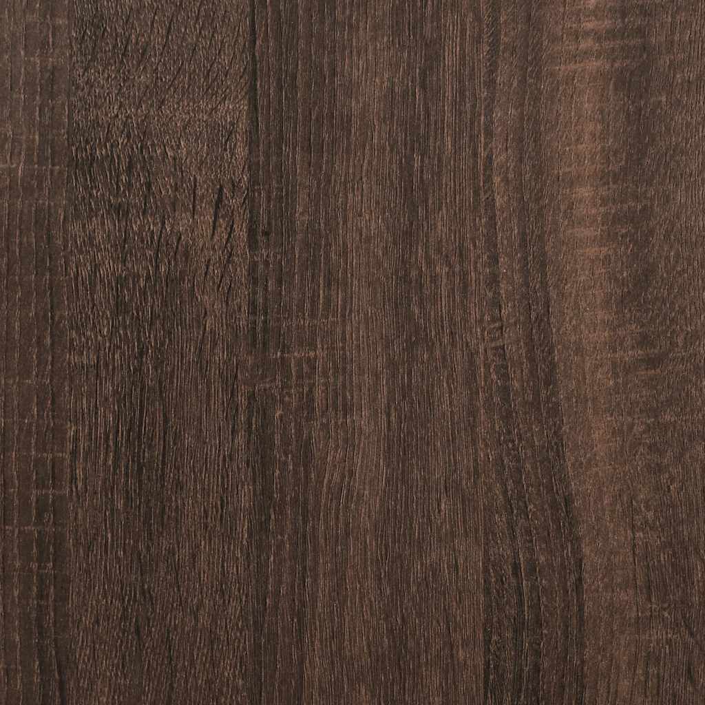Bibliotecă, stejar maro, 80x30x189 cm, lemn prelucrat