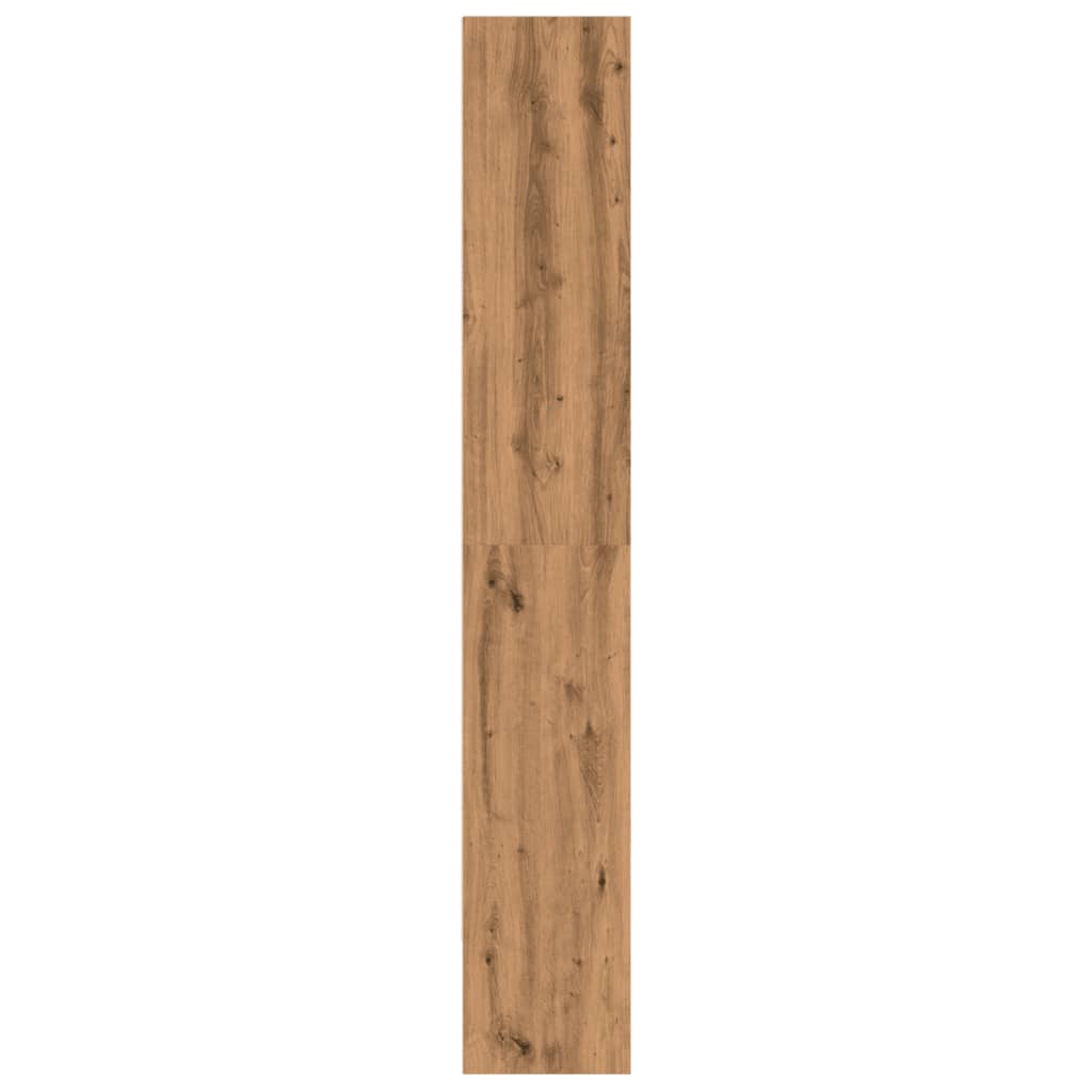 Bibliotecă, stejar artizanal, 80x30x189 cm, lemn prelucrat