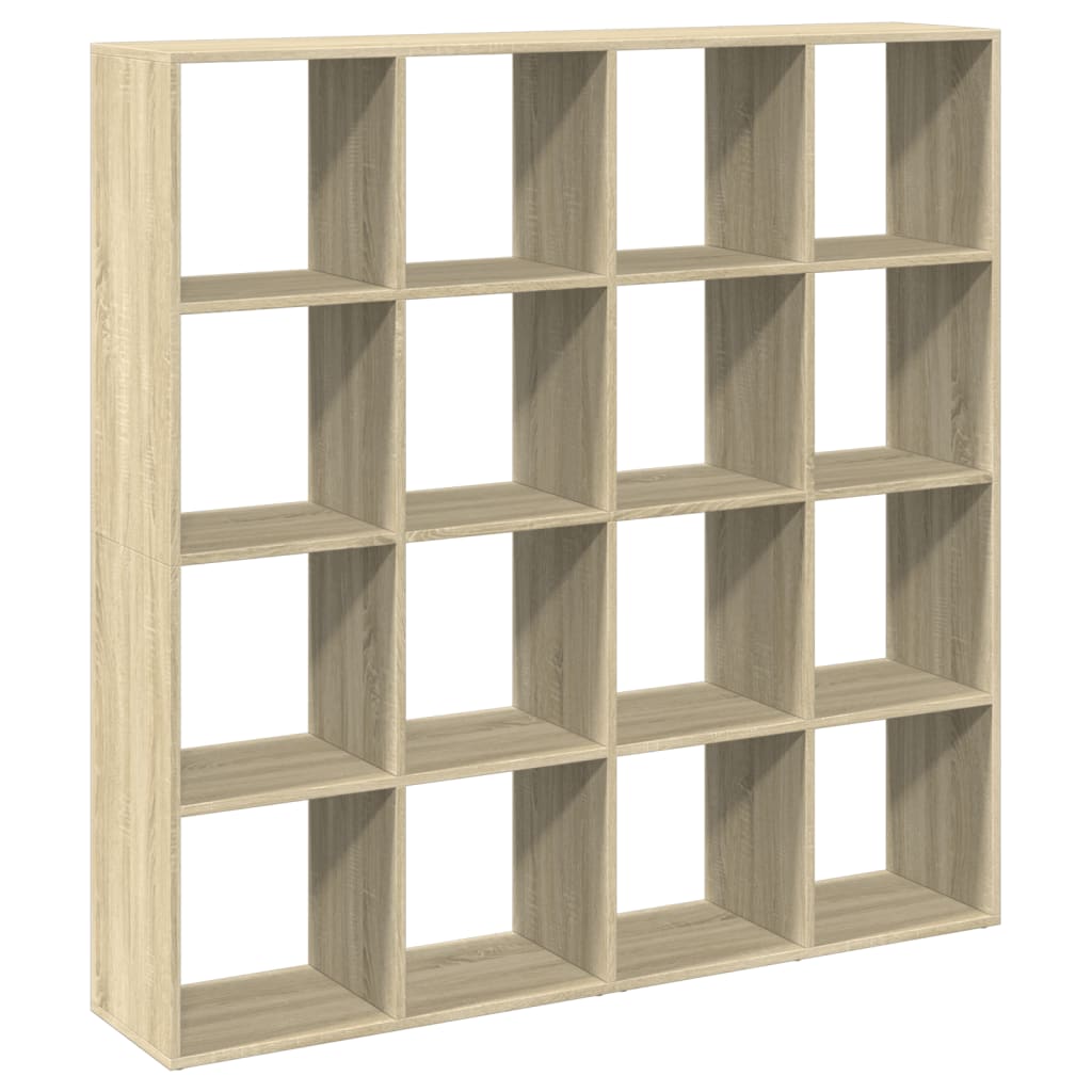Bibliotecă, stejar Sonoma, 137,5x29x137,5 cm, lemn prelucrat