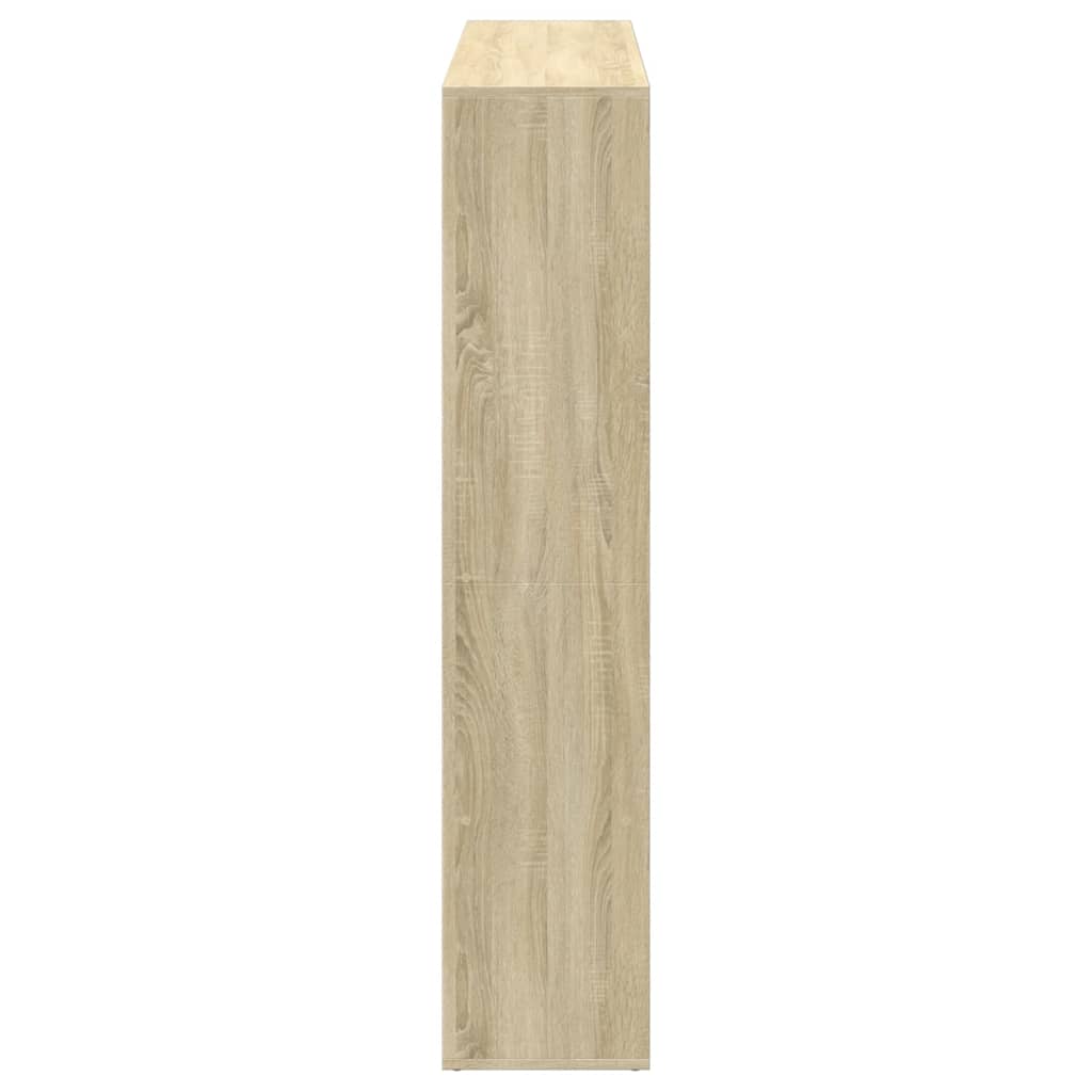 Bibliotecă, stejar Sonoma, 137,5x29x137,5 cm, lemn prelucrat