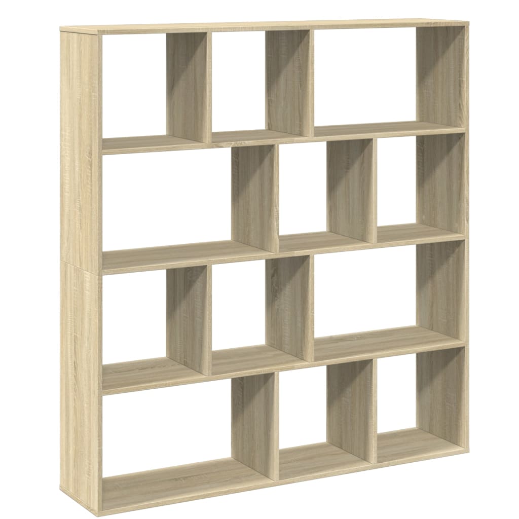 Bibliotecă, stejar Sonoma, 132x29x141,5 cm, lemn prelucrat