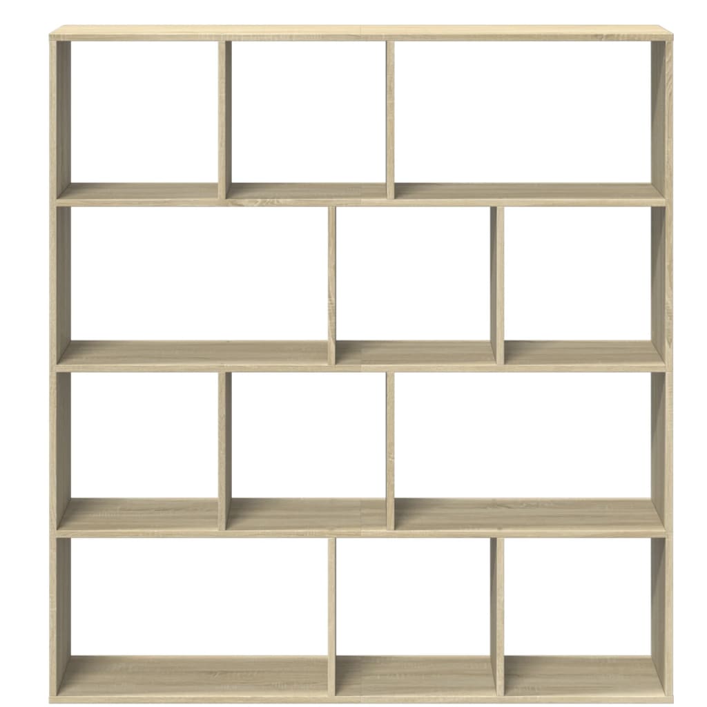 Bibliotecă, stejar Sonoma, 132x29x141,5 cm, lemn prelucrat