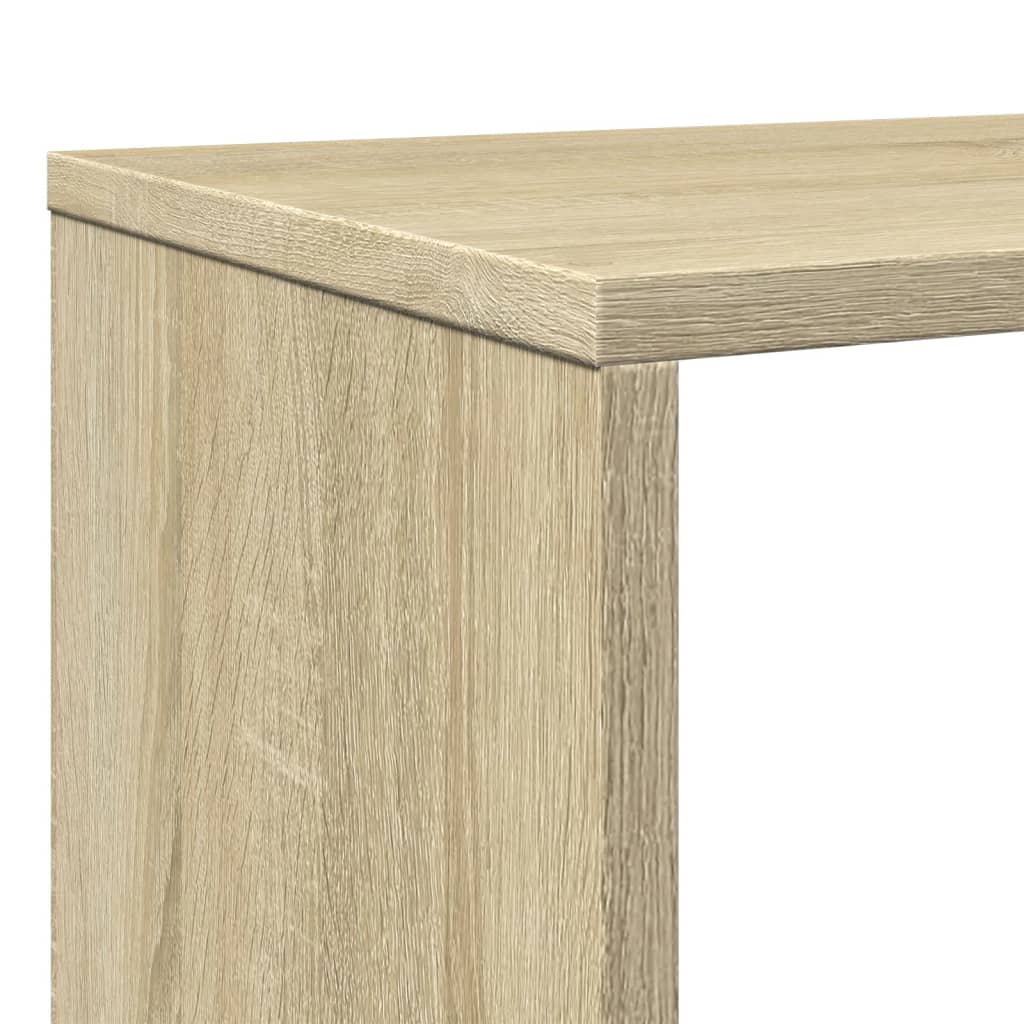 Bibliotecă, stejar Sonoma, 132x29x141,5 cm, lemn prelucrat