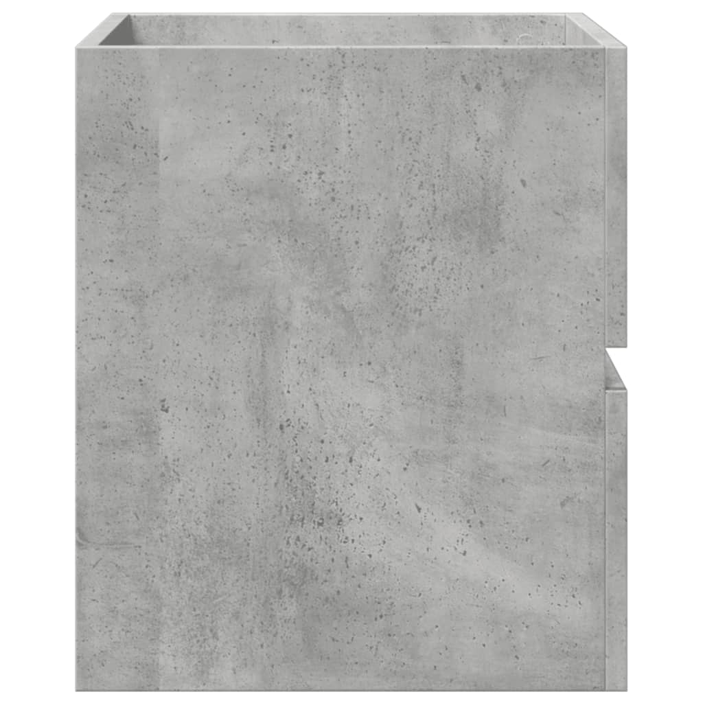 Dulap pentru chiuvetă, gri beton, 41x38,5x45 cm, PAL