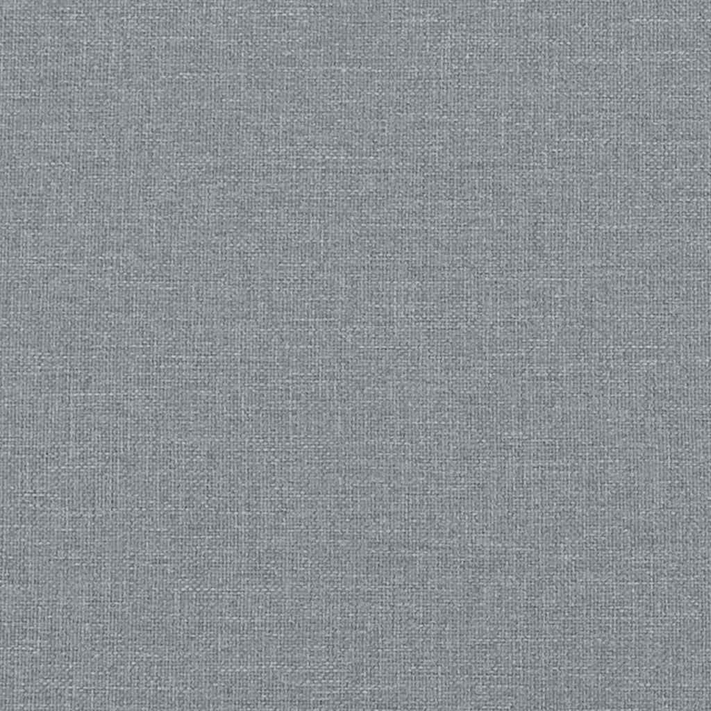Scaune de bucătărie pivotante, 4 buc., gri deschis, textil