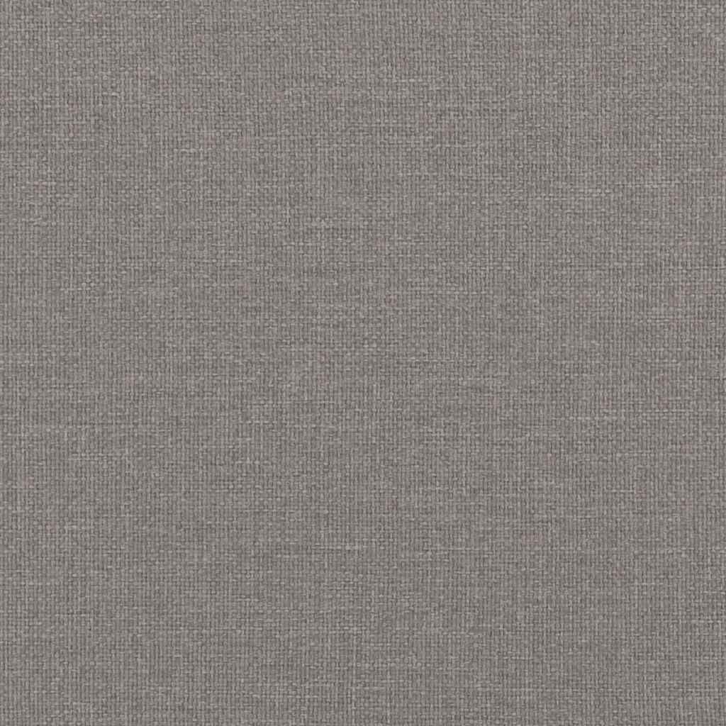 Scaune de sufragerie, 4 buc., gri taupe, material textil