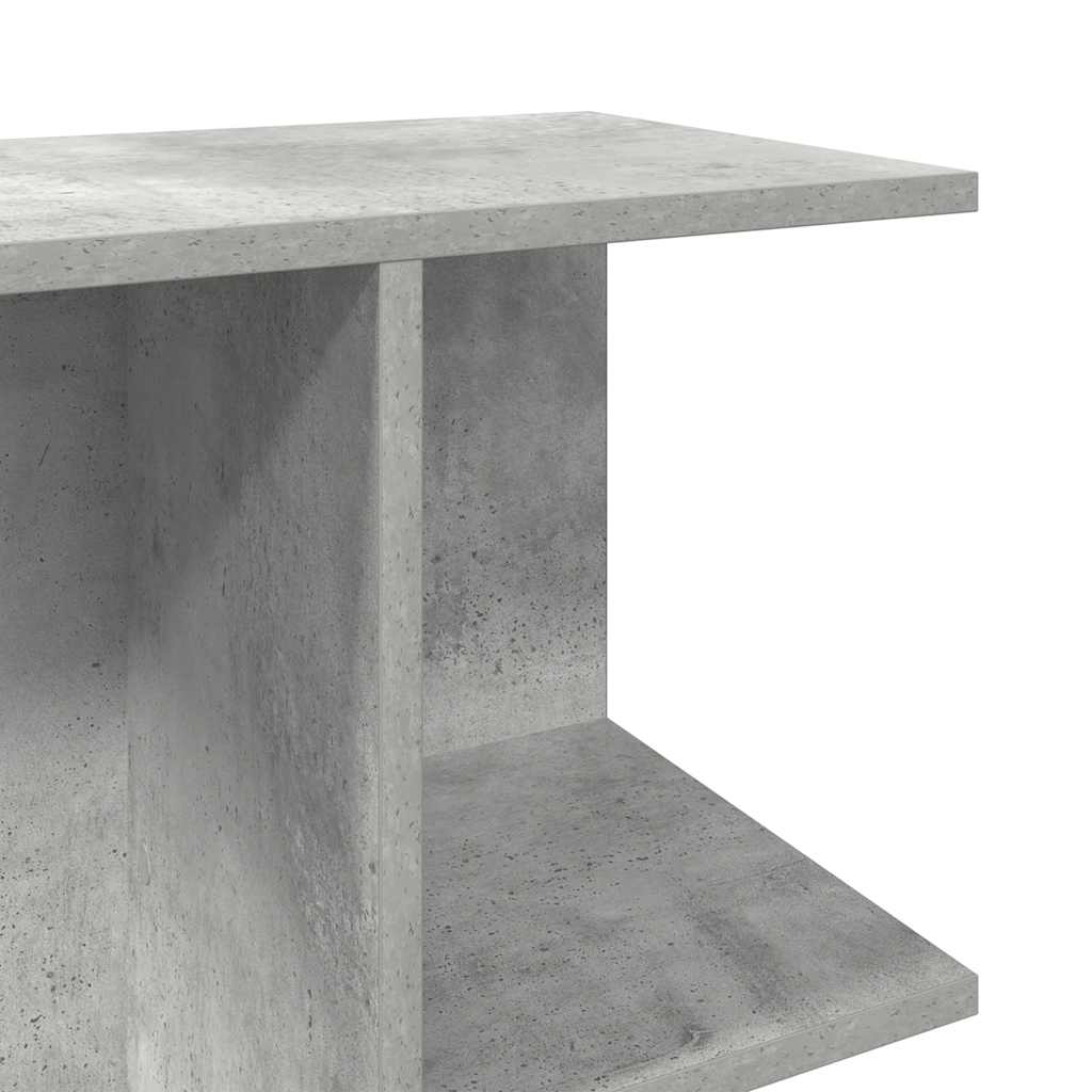 Noptiera gri beton 46,5x29x61 cm Lemn prelucrat