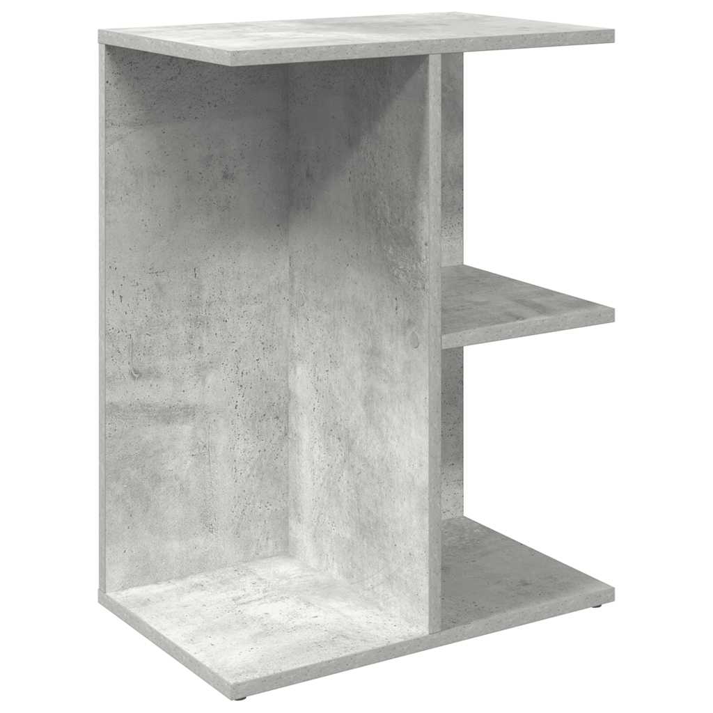 Noptiere 2 buc Beton Gri 46,5x29x61 cm Lemn prelucrat