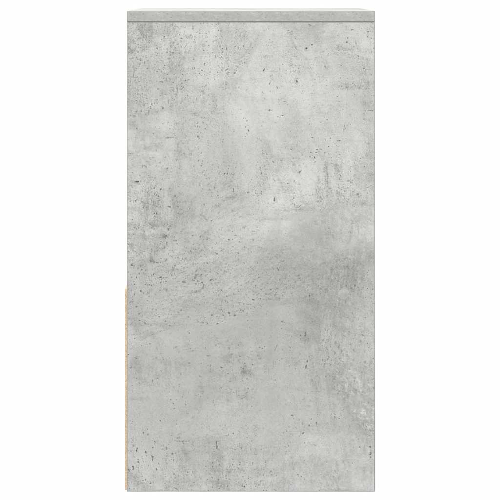 Noptiera cu sertar gri beton 35x34x66,5 cm