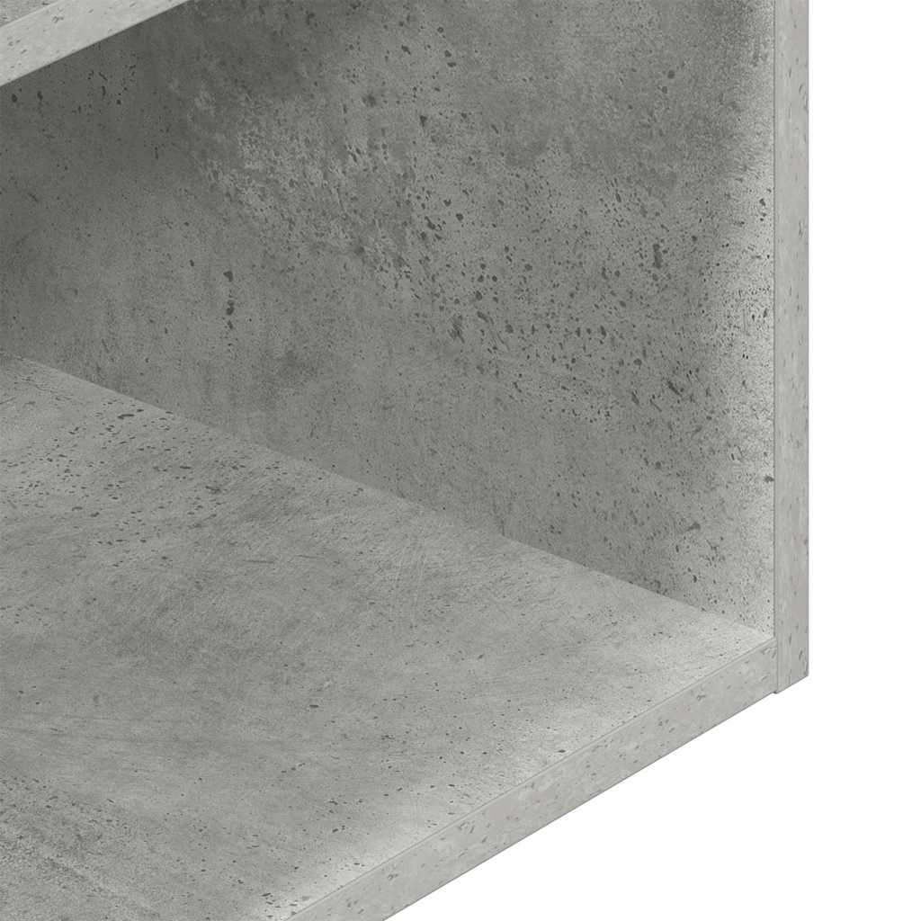 Noptiera cu sertar gri beton 35x34x66,5 cm