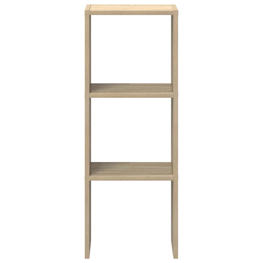 Bibliotecă stivuabilă Stejar Sonoma 30x30x80 cm Lemn prelucrat