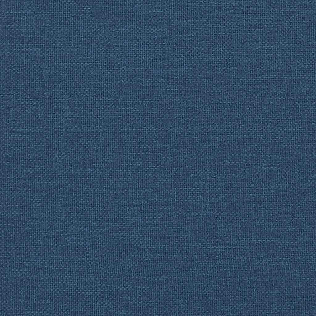 Scaune de bucătărie, 2 buc., albastru, textil