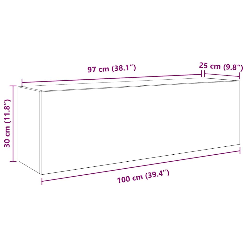 Dulap de perete de baie, negru, 100x25x30 cm, lemn prelucrat