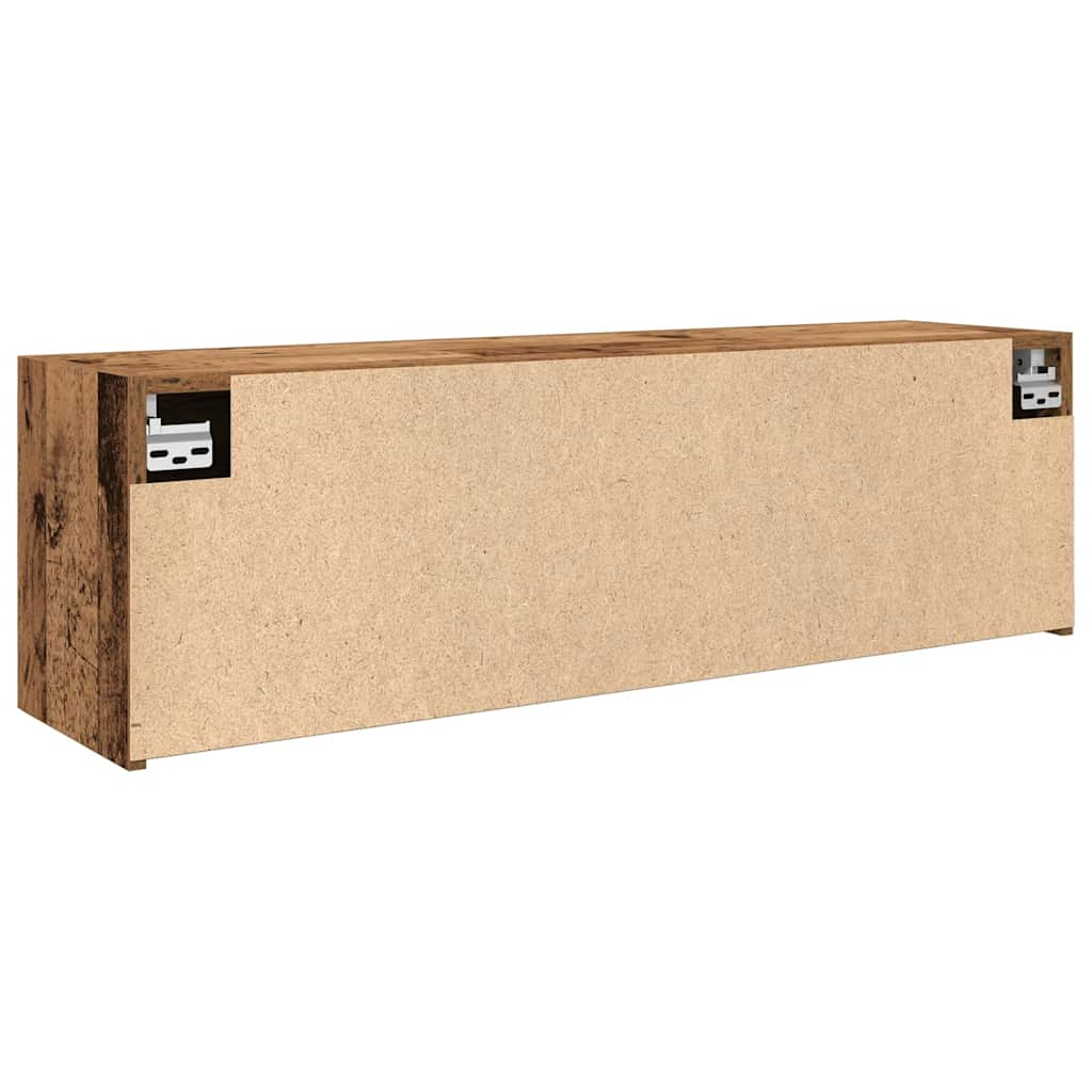 Dulap perete de baie, lemn vechi, 100x25x30 cm, lemn prelucrat