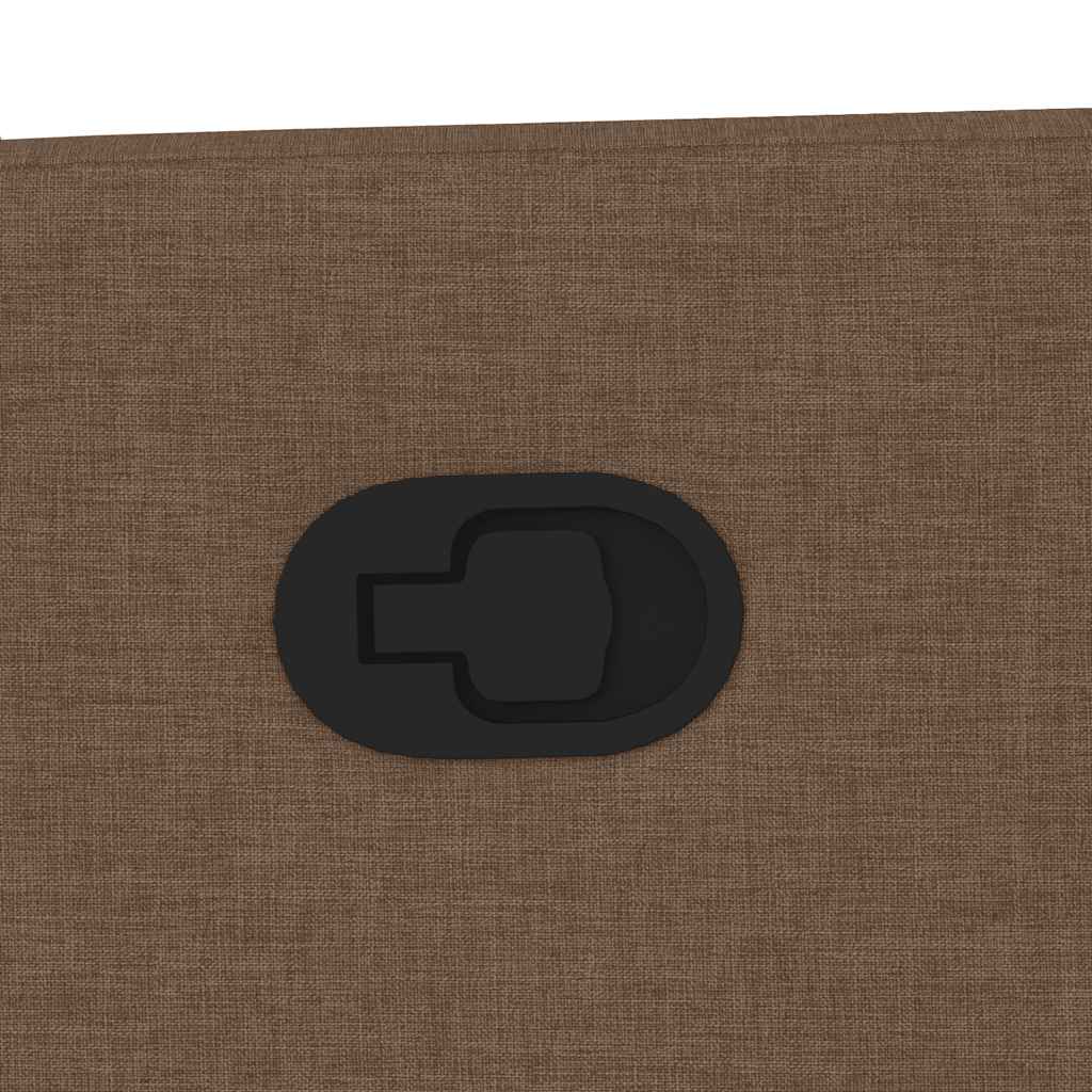 Fotoliu rabatabil, maro, material textil