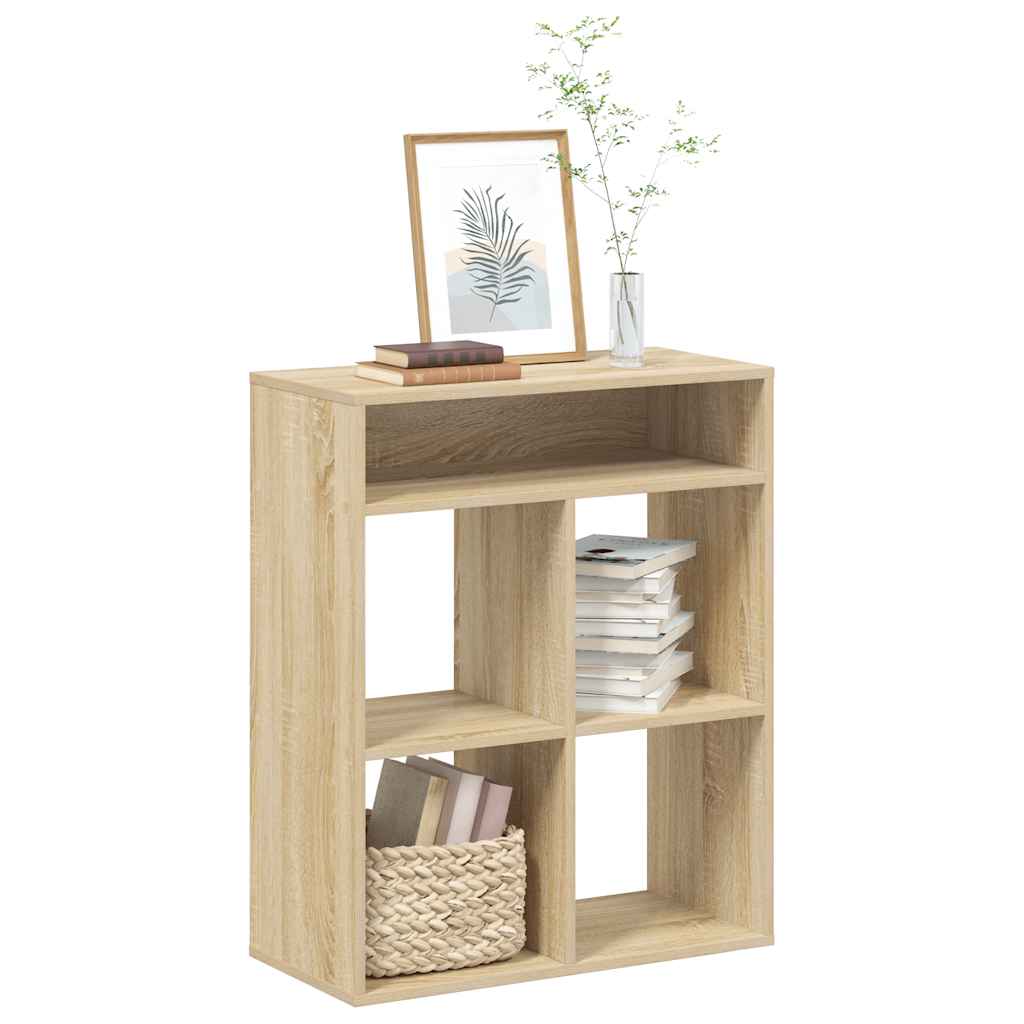 Bibliotecă, stejar Sonoma, 66x31x80 cm, lemn prelucrat