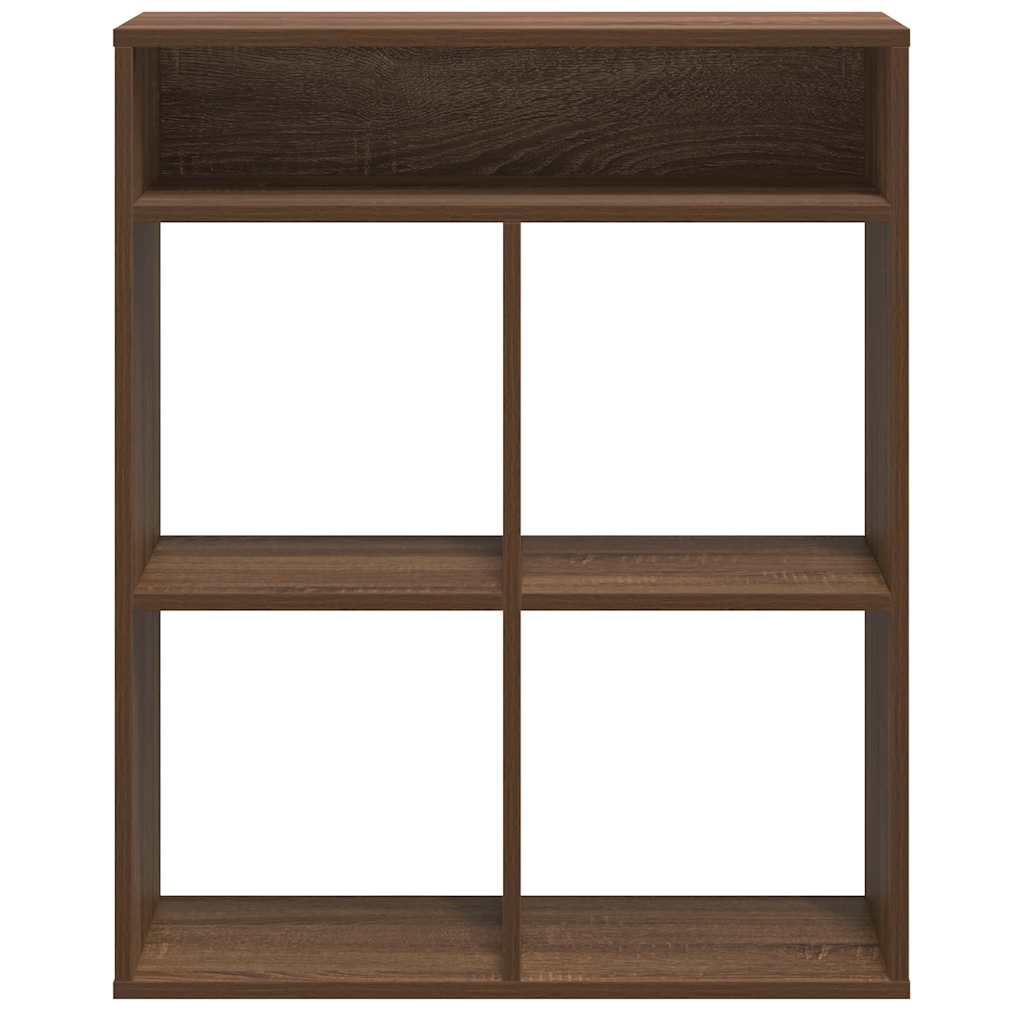 Bibliotecă, stejar maro, 66x31x80 cm, lemn prelucrat