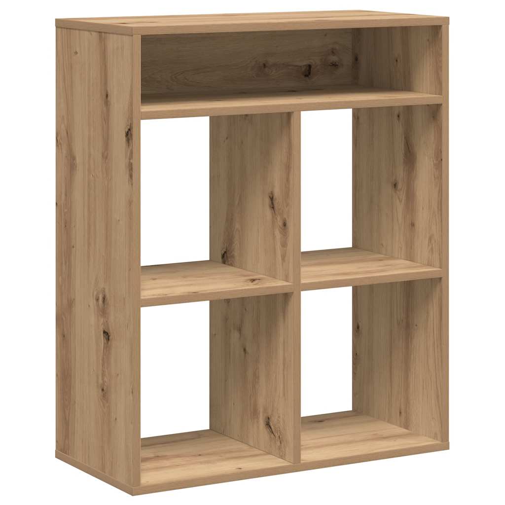 Bibliotecă, stejar artizanal, 66x31x80 cm, lemn prelucrat