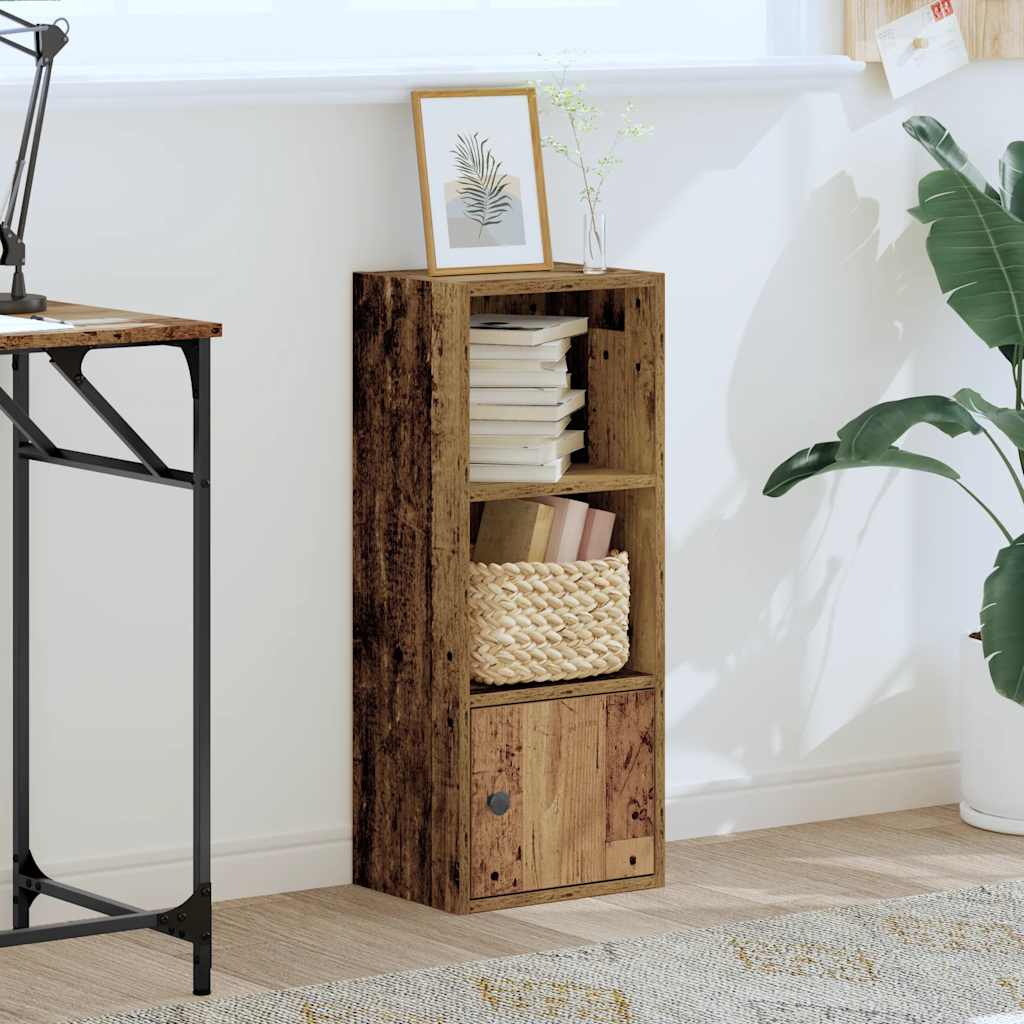 Bibliotecă, lemn vechi, 31x24x77 cm, lemn prelucrat