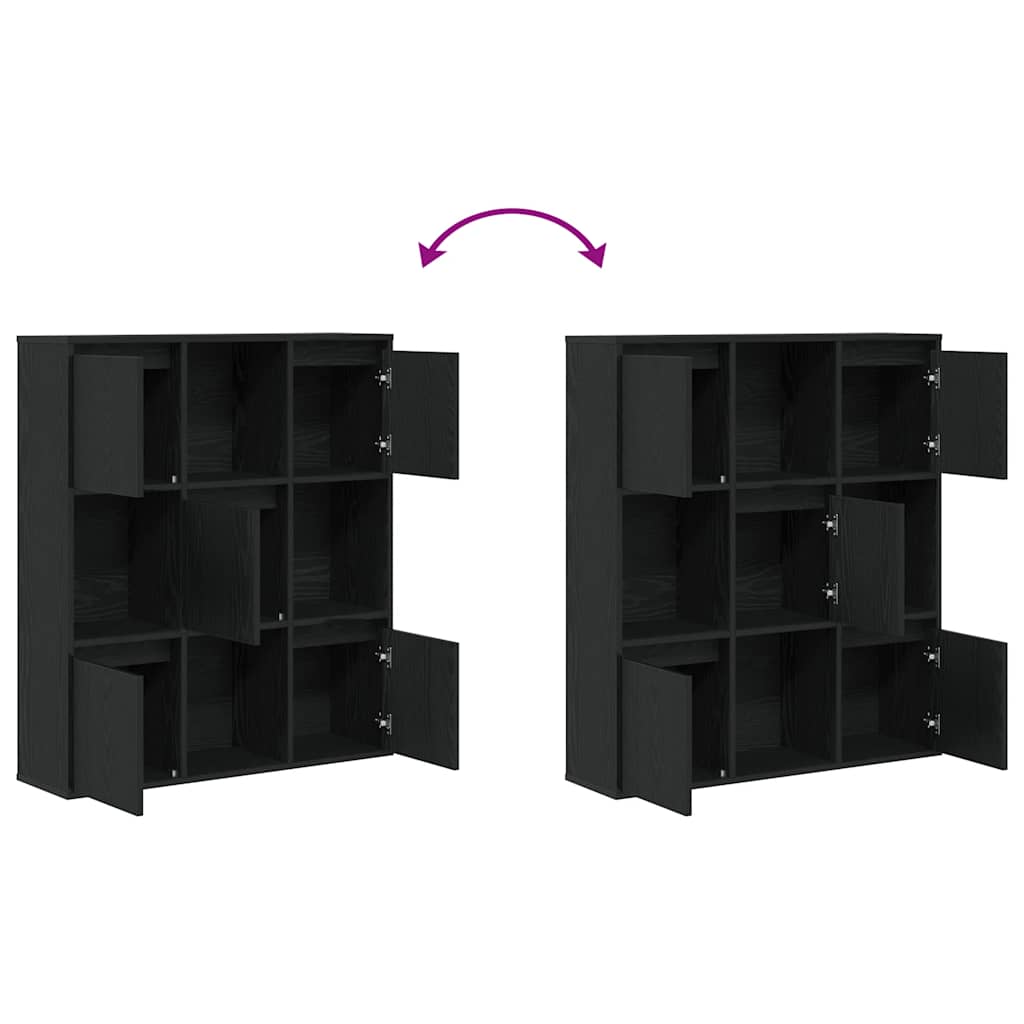 Bibliotecă Stejar negru 89x24x101,5 cm Lemn prelucrat