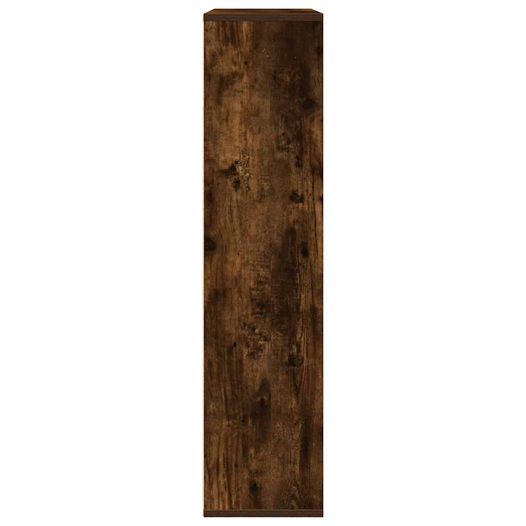 Bibliotecă, stejar fumuriu, 89x24x101,5 cm, lemn prelucrat