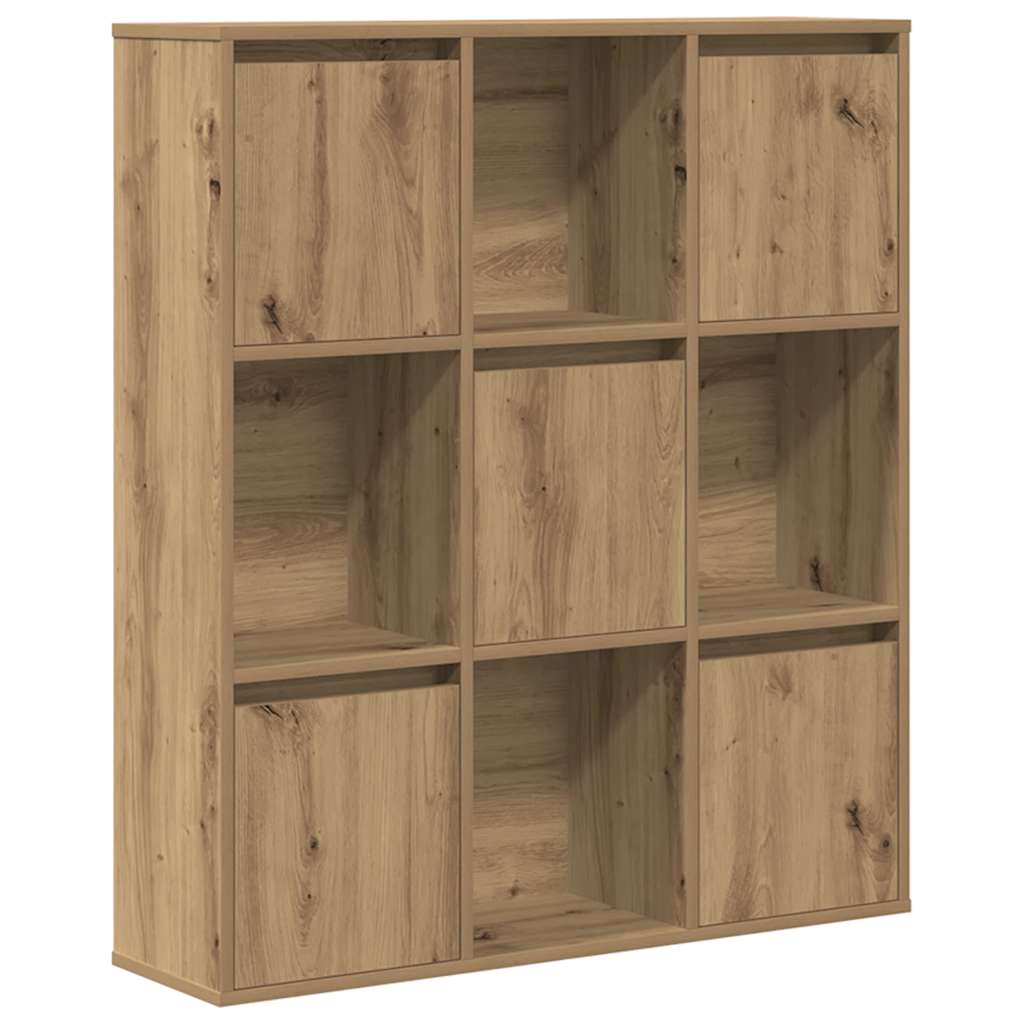 Bibliotecă, stejar artizanal, 89x24x101,5 cm, lemn prelucrat