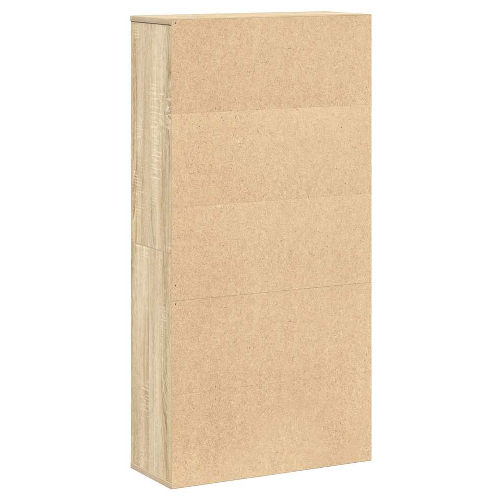 Bibliotecă, stejar sonoma, 60x24x120 cm, lemn prelucrat