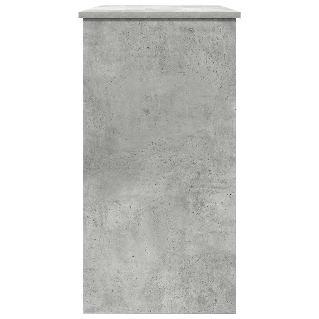 Birou, gri beton, 80 x 40 x 75 cm, PAL