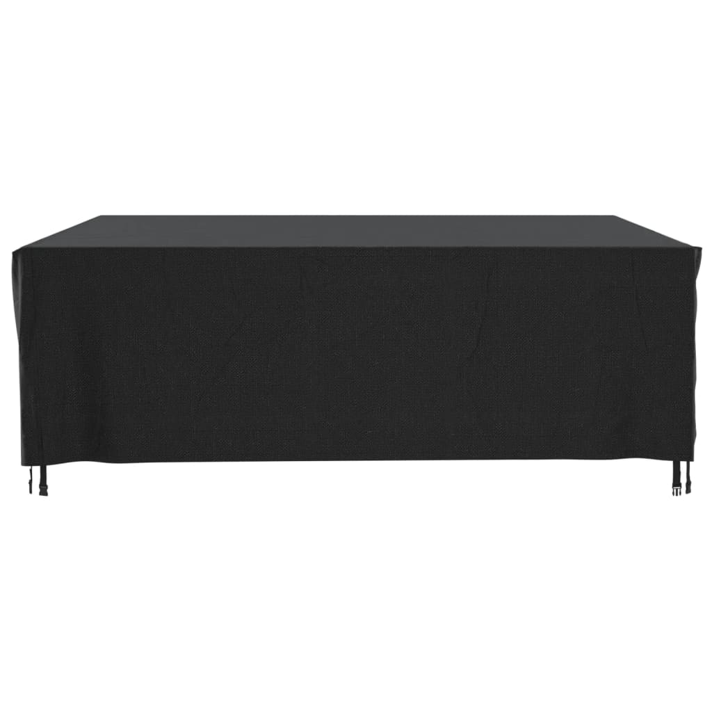 Huse mobilier grădină 2 buc negru 260x260x90cm impermeabil 420D