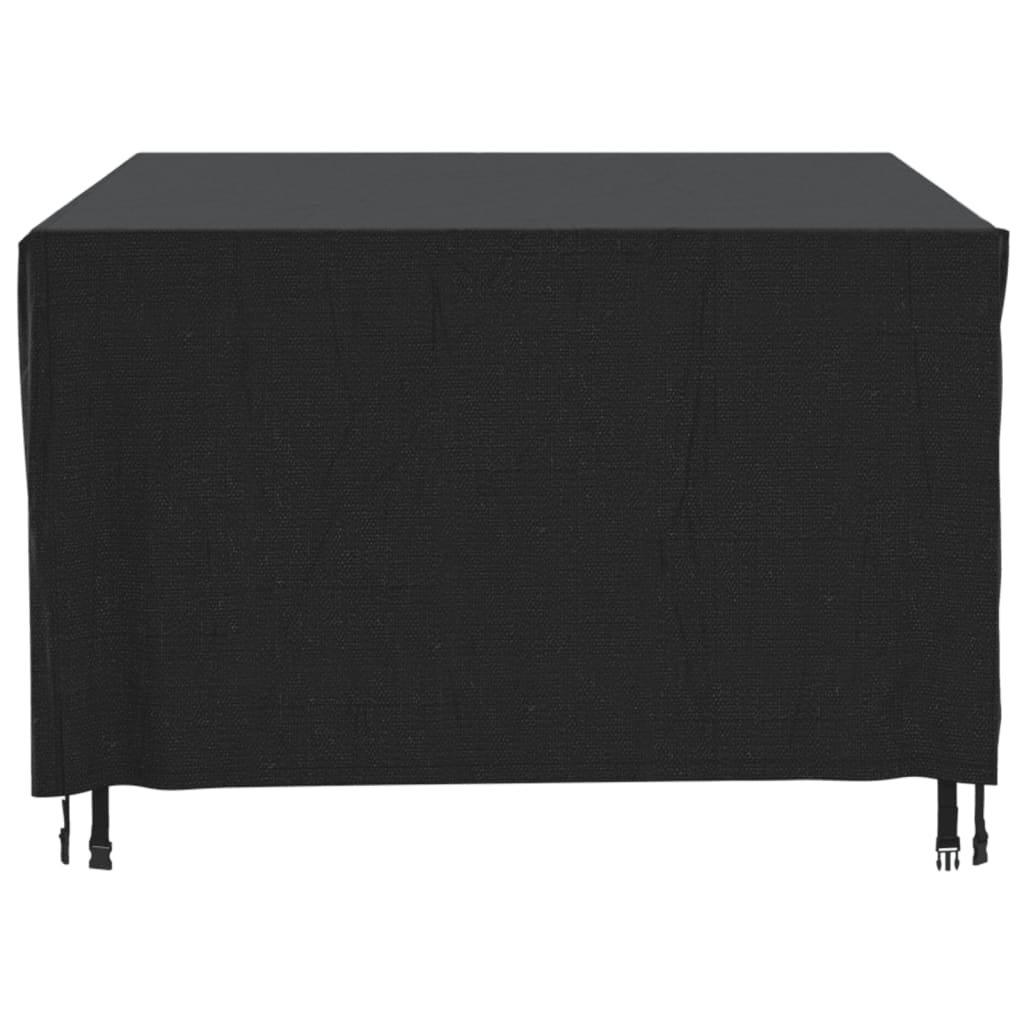 Huse mobilier grădină 2 buc negru 240x140x90cm impermeabil 420D