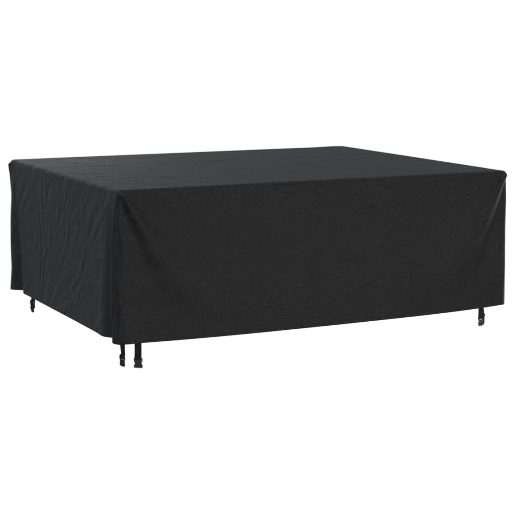 Huse mobilier grădină 2 buc negru 200x160x70cm impermeabil 420D