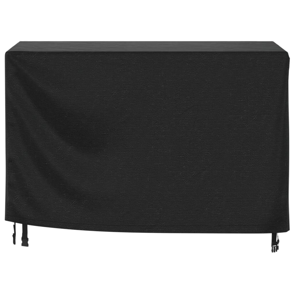 Huse mobilier grădină 2 buc negru 140x70x90cm impermeabil 420D