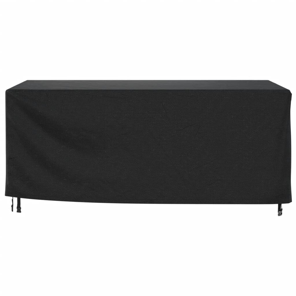 Huse mobilier grădină 2 buc negru 225x143x90cm impermeabil 420D