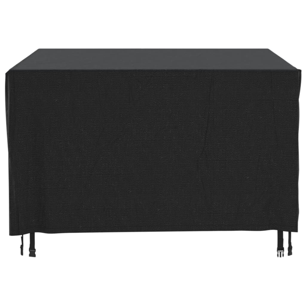 Huse mobilier grădină 2 buc negru 225x143x90cm impermeabil 420D